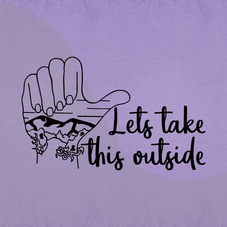 Adventure Queens Let's Take This Outside unisex hoodie with pocket size design