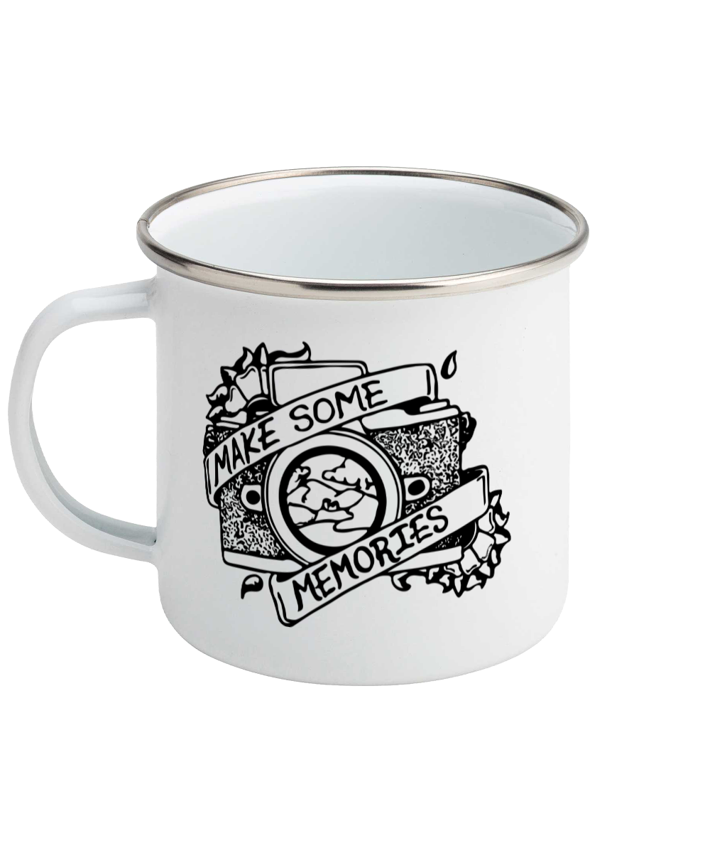 Make Some Memories - Enamel Mug Pen and Ink Studios